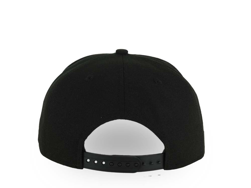 San Diego Padres New Era MLB 9FIFTY 950 Snapback Cap Hat Black Crown/Visor White 1969 Major League Baseball Logo 40th Anniversary Side Patch Gray UV
