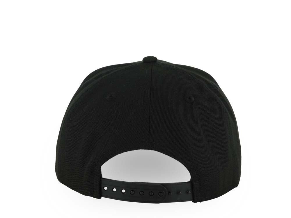 San Diego Padres New Era MLB 9FORTY 940 Adjustable A-Frame Cap Hat Black Crown/Visor Green Logo Gray UV