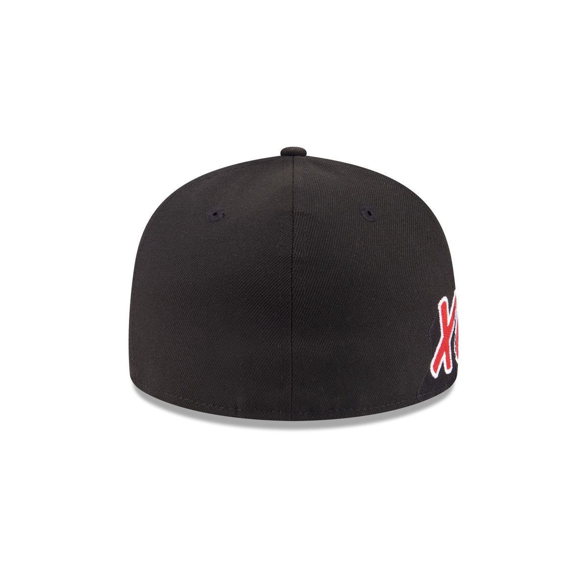 Xolos de Tijuana New Era Liga MX 59FIFTY 5950 Fitted Cap Hat Black Crown/Visor Team Color Logo Xolos Script Side Patch Gray UV