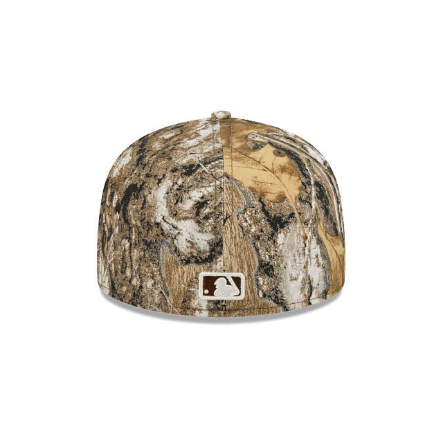 Chicago White Sox New Era MLB 59FIFTY 5950 Fitted Cap Hat Real Tree Edge Camo Crown/Visor White Logo Gray UV