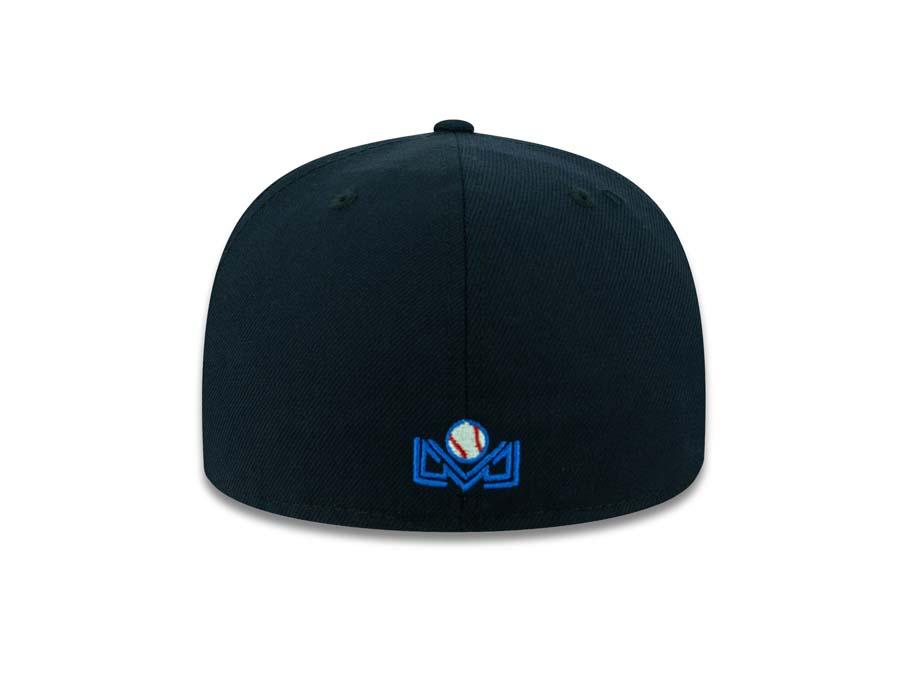 Yaquis de Obregon New Era 59FIFTY 5950 Fitted Cap Hat Navy Crown/Visor White "Y" Logo