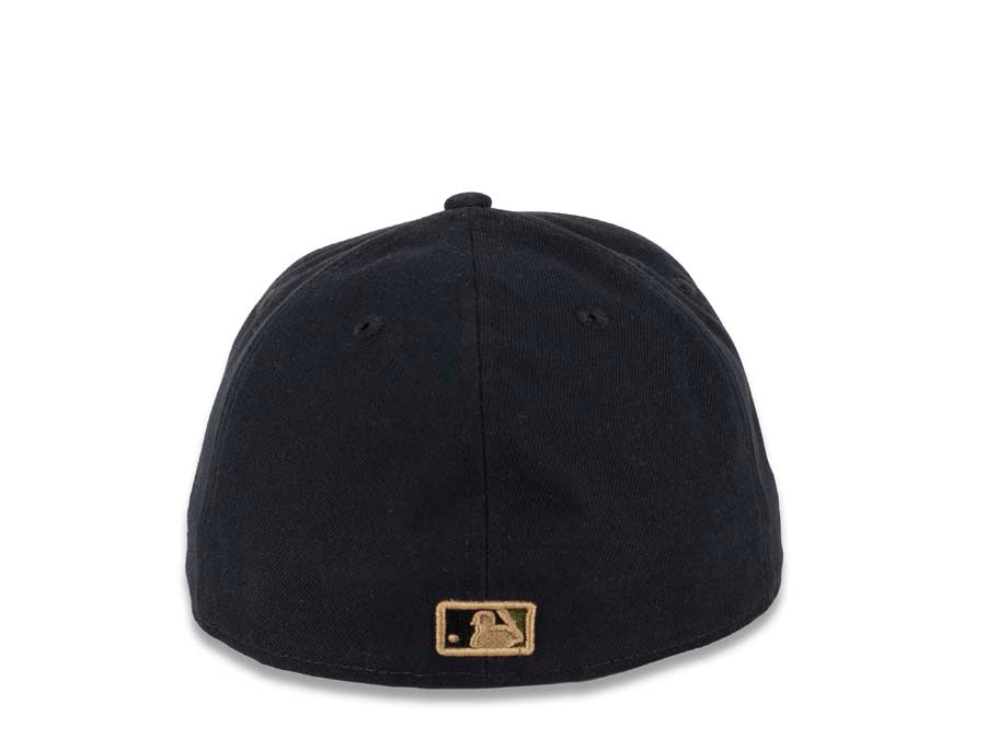 Houston Astros New Era MLB 59FIFTY 5950 Fitted Cap Hat Black Crown/Visor Camo Fill Logo