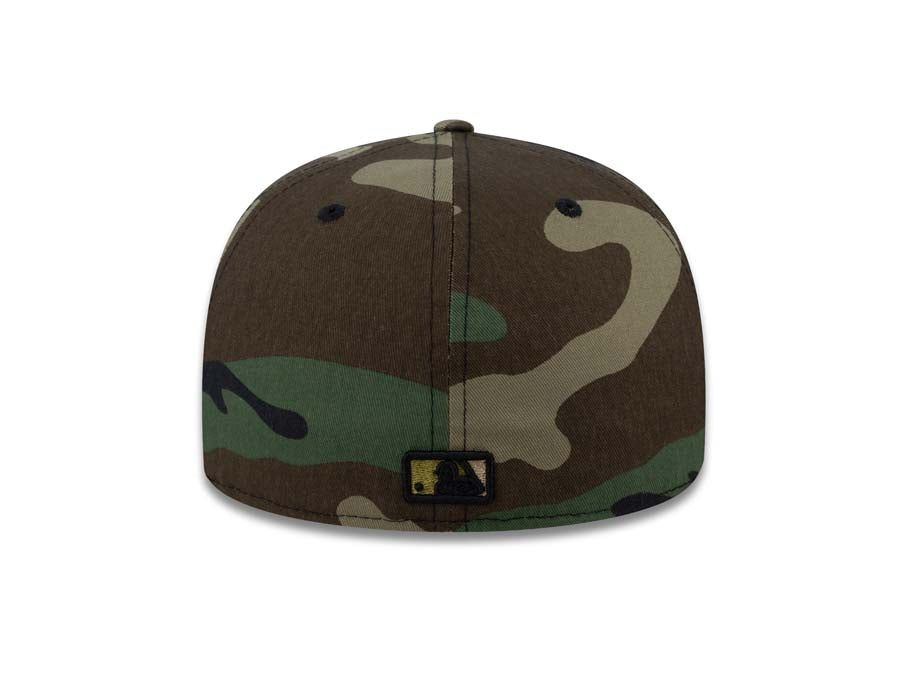 (Youth) San Diego Padres New Era MLB 59Fifty 5950 Kid Fitted Cap Hat Camo Crown/Visor Black Logo