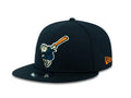 San Diego Padres New Era MLB 9FIFTY 950 Snapback Cap Hat Navy Crown/Visor Navy/Orange/White "Swinging Friar" Logo