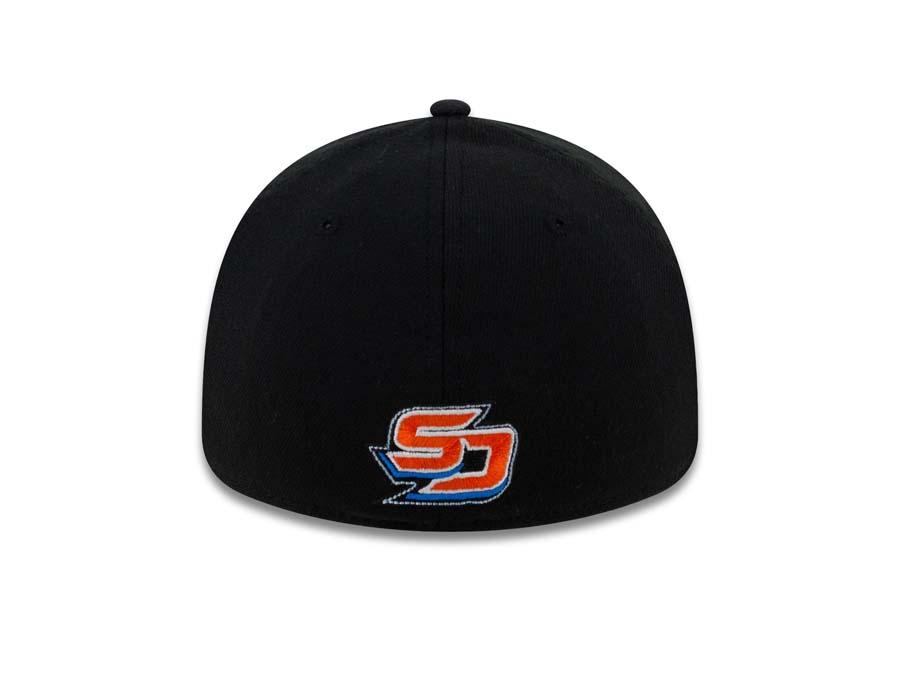 San Diego Padres New Era MLB 39THIRTY 3930 Flexfit Cap Hat Navy Crown/Visor Navy/Orange Friar Logo