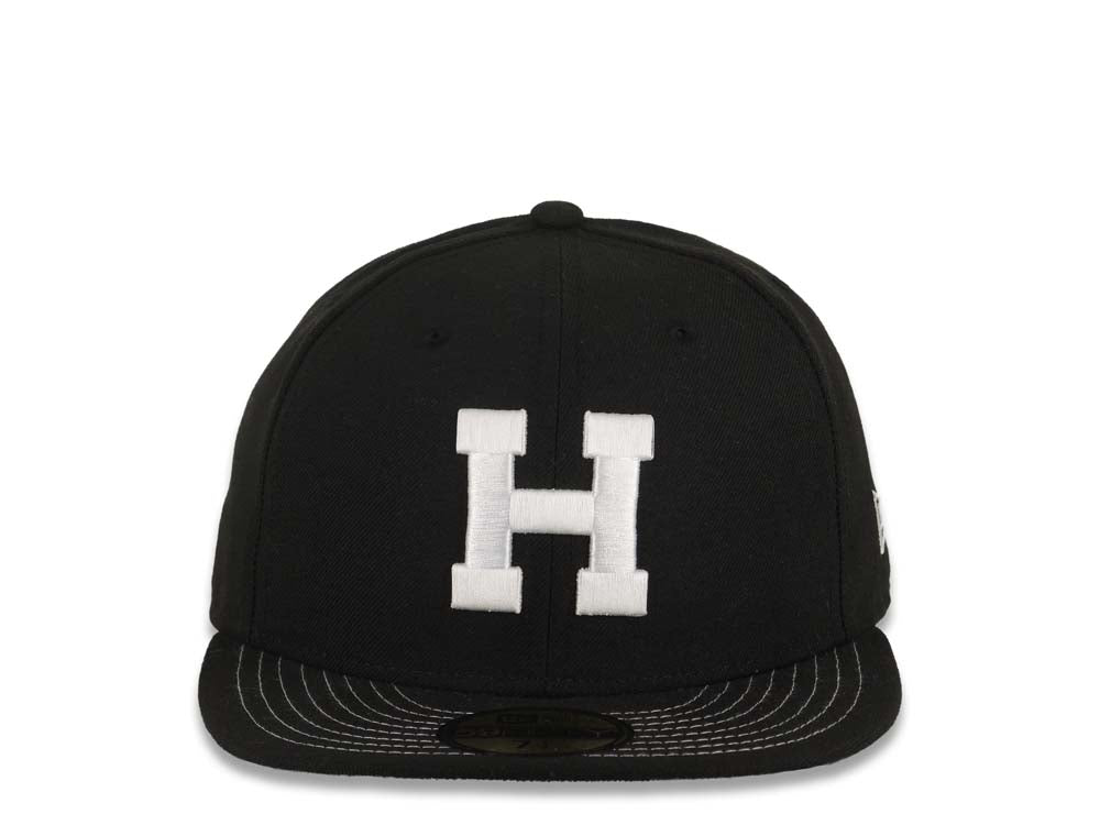 Naranjeros de Hermosillo New Era 9FIFTY 950 Fitted Cap Hat Black Crown/Visor White Logo Green UV