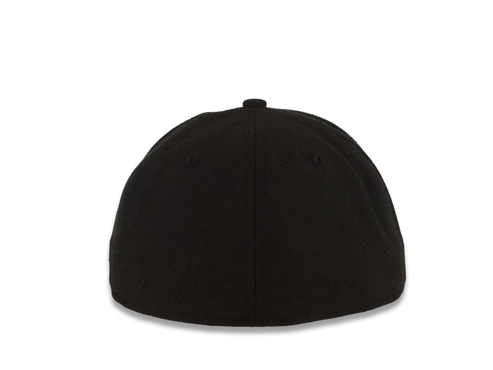 Morelia Monarcas New Era Liga de Expanision MX 59FIFTY 5950 Fitted Cap Hat Black Crown/Visor Dark Gray/Black Logo