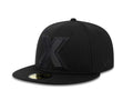 Xolos de Tijuana New Era Liga MX 59FIFTY 5950 Fitted Cap Hat Black Crown/Visor Black X Logo