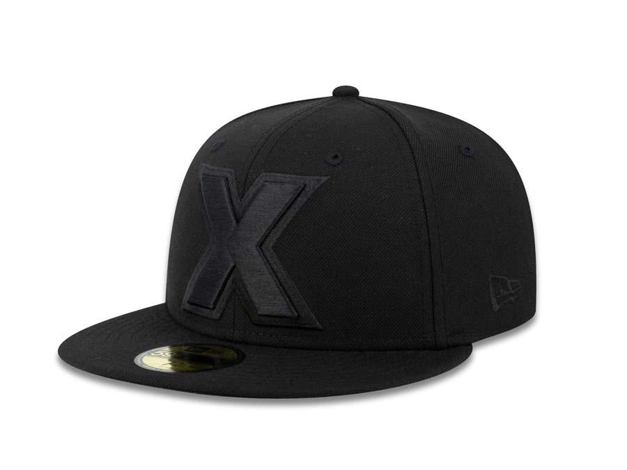 Xolos de Tijuana New Era Liga MX 59FIFTY 5950 Fitted Cap Hat Black Crown/Visor Black X Logo