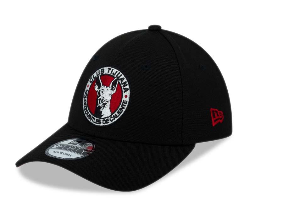 Xolos de Tijuana New Era Liga MX 59FIFTY 5950 Fitted Cap Hat Black Crown/Visor Team Color Logo