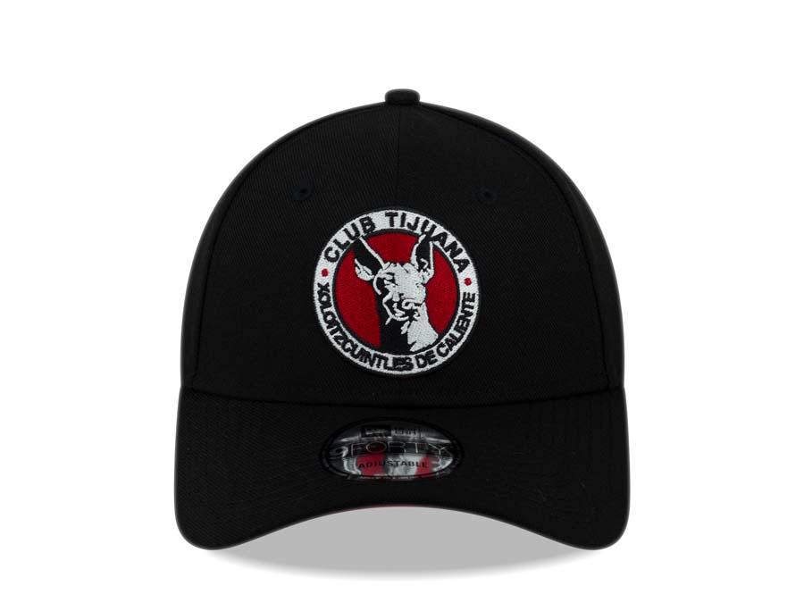 Xolos de Tijuana New Era Liga MX 59FIFTY 5950 Fitted Cap Hat Black Crown/Visor Team Color Logo