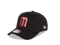 Mexico 39THIRTY 3930  WBC Flexfit Cap Hat Team Color Black Crown/Visor Green/White/Red Logo