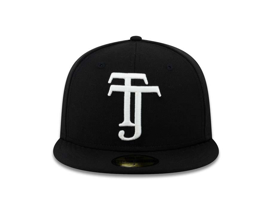 Xolos de Tijuana New Era Liga MX 59FIFTY 5950 Fitted Cap Hat Black Crown/Visor White TJ Logo