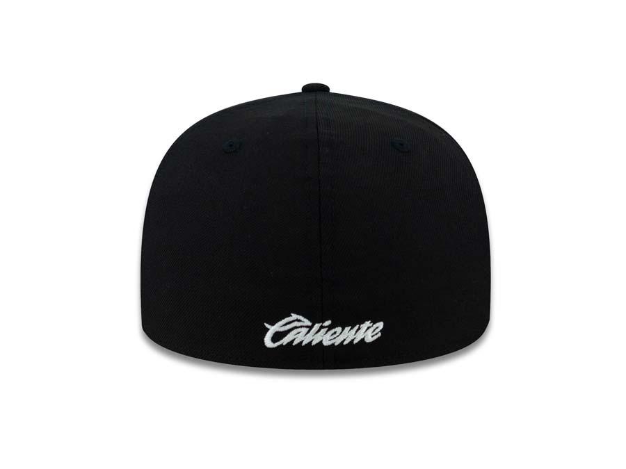 Xolos de Tijuana New Era Liga MX 59FIFTY 5950 Fitted Cap Hat Black Crown/Visor White TJ Logo