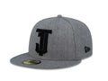 Toros de Tijuana New Era 59FIFTY 5950 Fitted Cap Hat Heather Gray Crown/Visor Black Logo