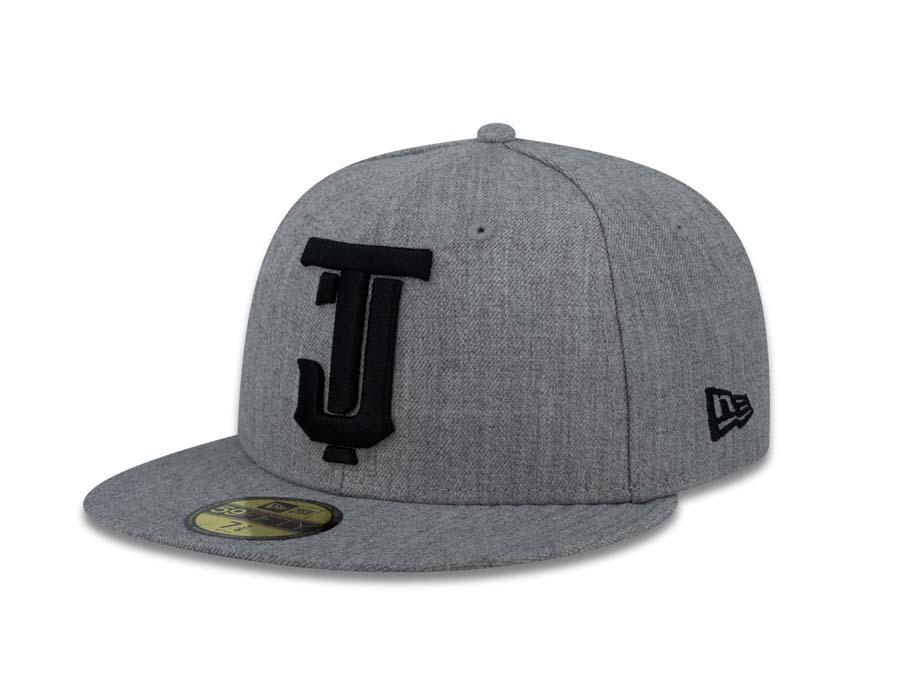 Toros de Tijuana New Era 59FIFTY 5950 Fitted Cap Hat Heather Gray Crown/Visor Black Logo