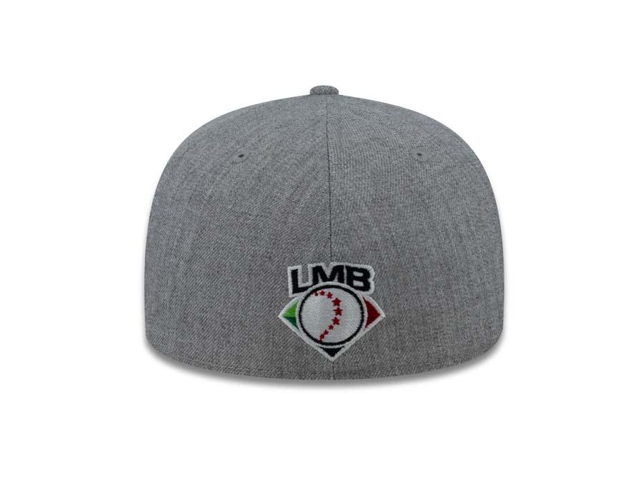 Toros de Tijuana New Era 59FIFTY 5950 Fitted Cap Hat Heather Gray Crown/Visor Black Logo