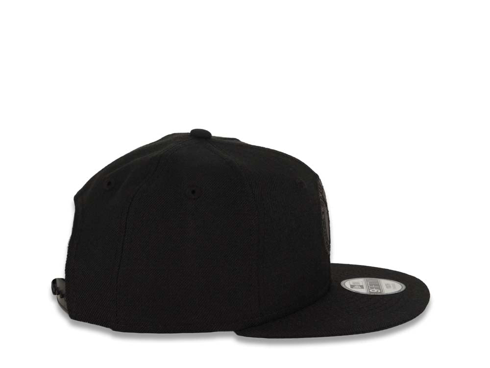 (Youth) Xolos de Tijuana New Era Liga MX 9FIFTY 950 Kid Snapback Cap Hat Black Crown/Visor Dark Gray/Black Chihuahua Logo