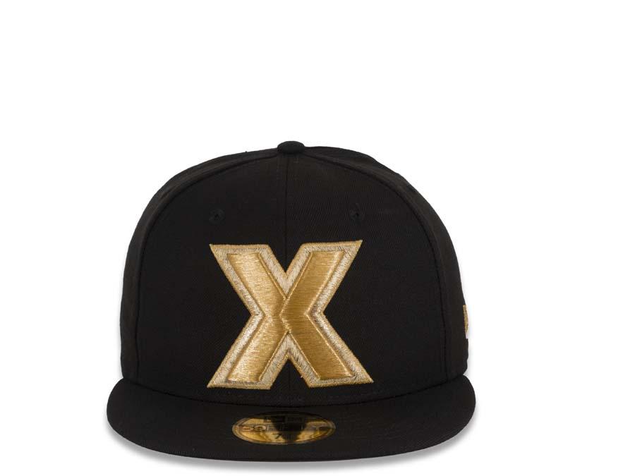 Xolos de Tijuana New Era Liga MX 59FIFTY 5950 Fitted Cap Hat Black Crown/Visor Gold X Logo