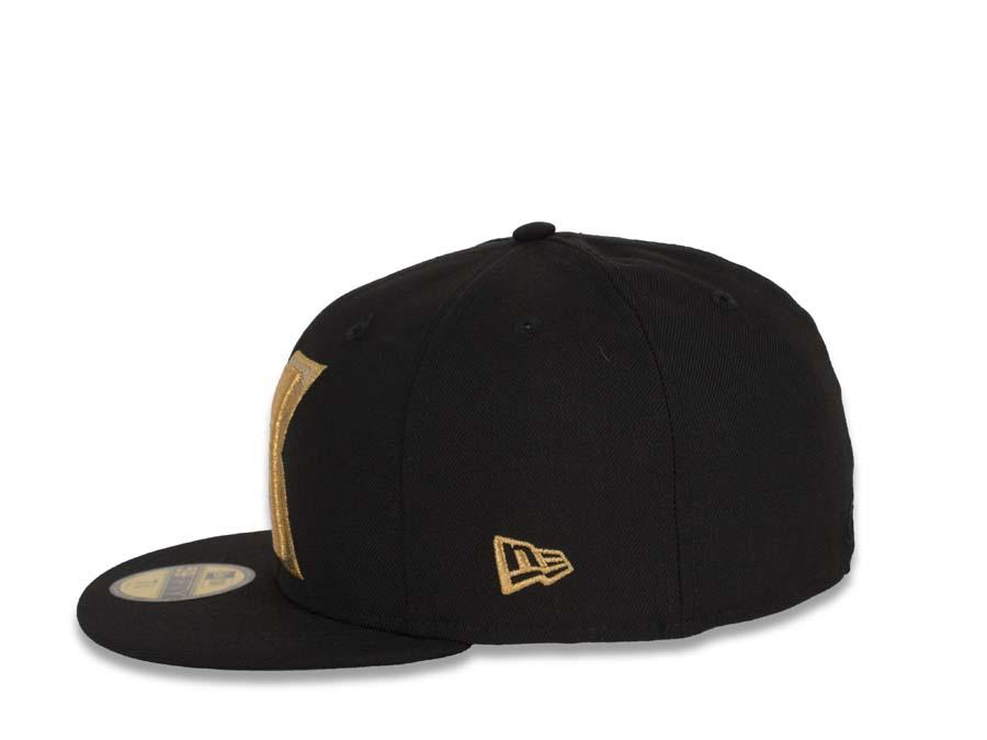 Xolos de Tijuana New Era Liga MX 59FIFTY 5950 Fitted Cap Hat Black Crown/Visor Gold X Logo