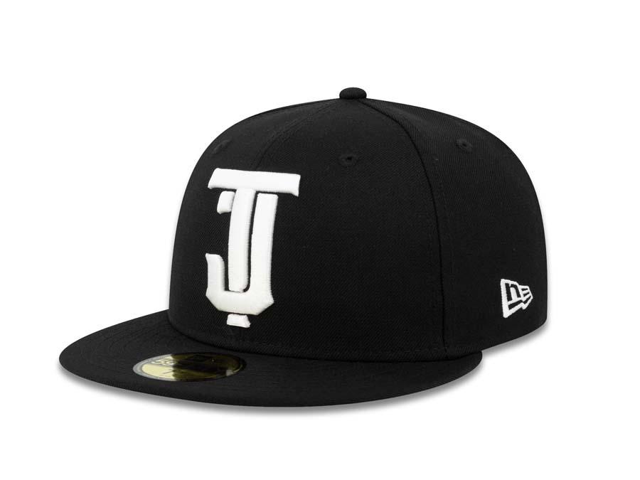 Toros de Tijuana New Era LMB 59FIFTY 5950 Fitted Cap Hat Black Crown/Visor White "TJ" Logo
