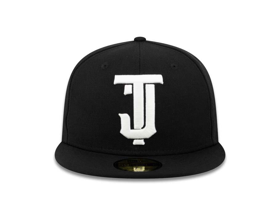 Toros de Tijuana New Era LMB 59FIFTY 5950 Fitted Cap Hat Black Crown/Visor White "TJ" Logo