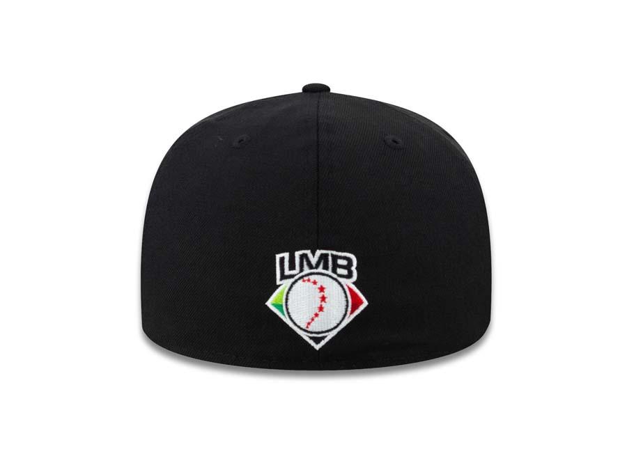 Toros de Tijuana New Era LMB 59FIFTY 5950 Fitted Cap Hat Black Crown/Visor White "TJ" Logo
