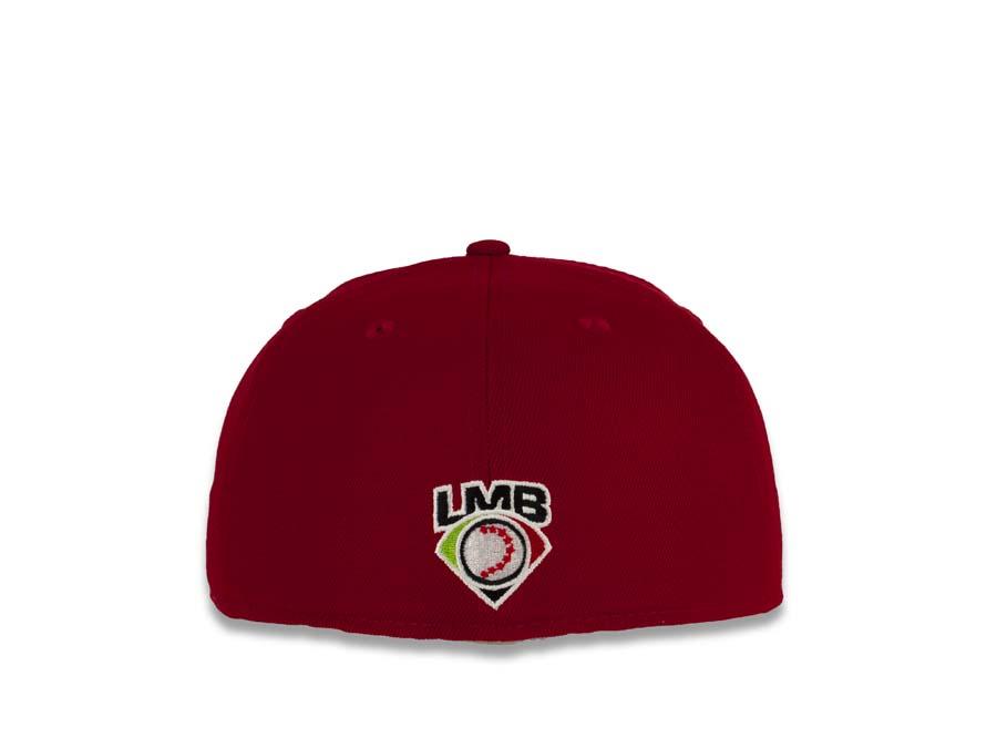 Toros de Tijuana New Era LMB 59FIFTY 5950 Fitted Cap Hat Red Crown/Visor White "TJ" Logo
