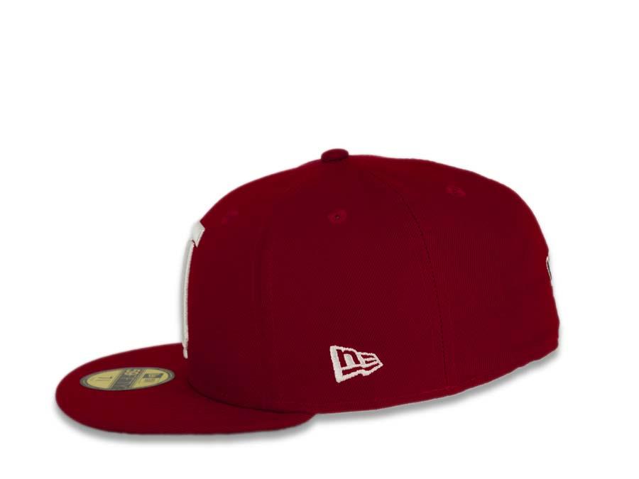 Toros de Tijuana New Era LMB 59FIFTY 5950 Fitted Cap Hat Red Crown/Visor White "TJ" Logo