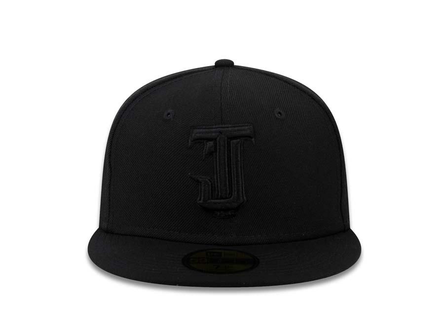 Tijuana Toros New Era LMB 59FIFTY 5950 Fitted Cap Hat All Black Crown/Visor Black Logo
