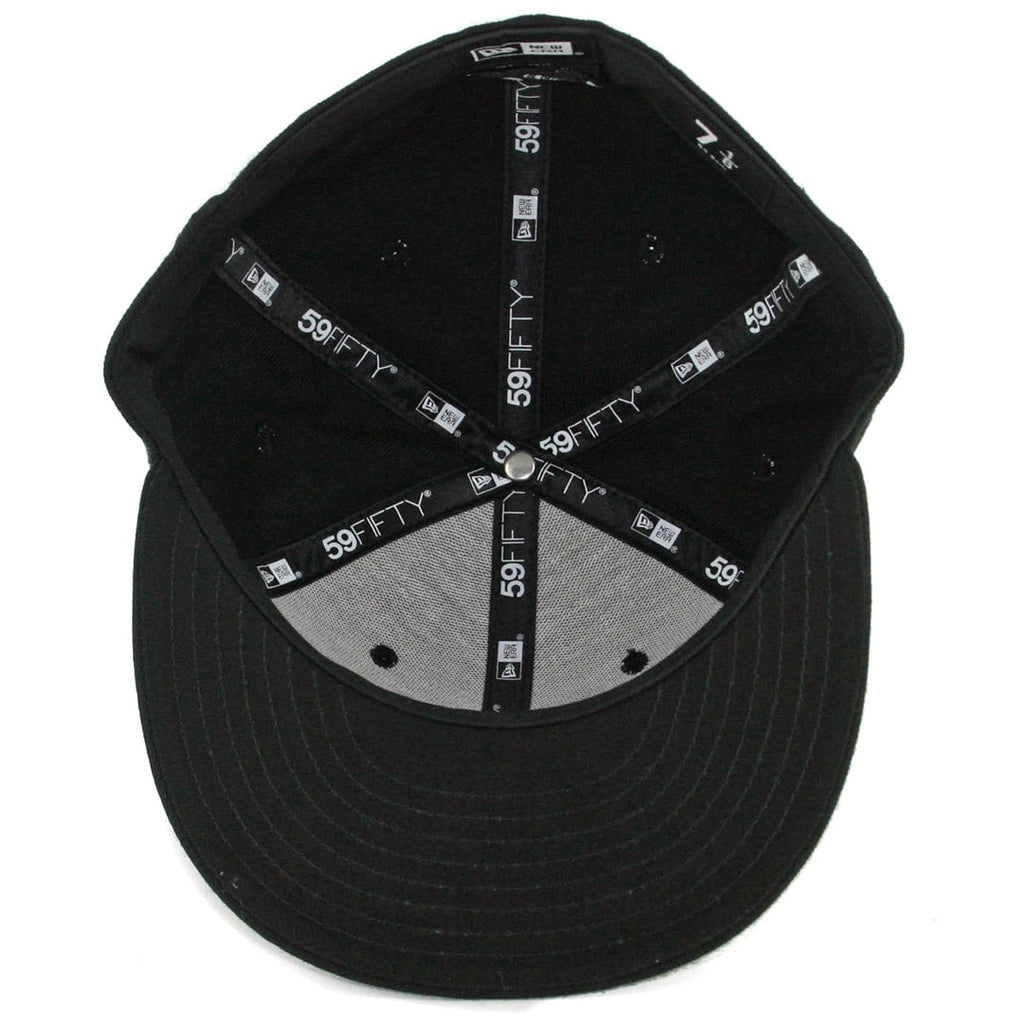 Tijuana Toros Mexican Baseball League LMB Fitted Cap Hat Black Crown/Visor Metallic Gold Logo