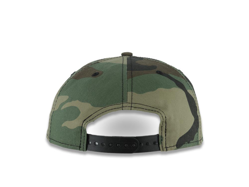 San Diego Padres New Era MLB 9FIFTY 950 Original Fit Snapback Cap Hat Camo Crown/Visor Black Logo