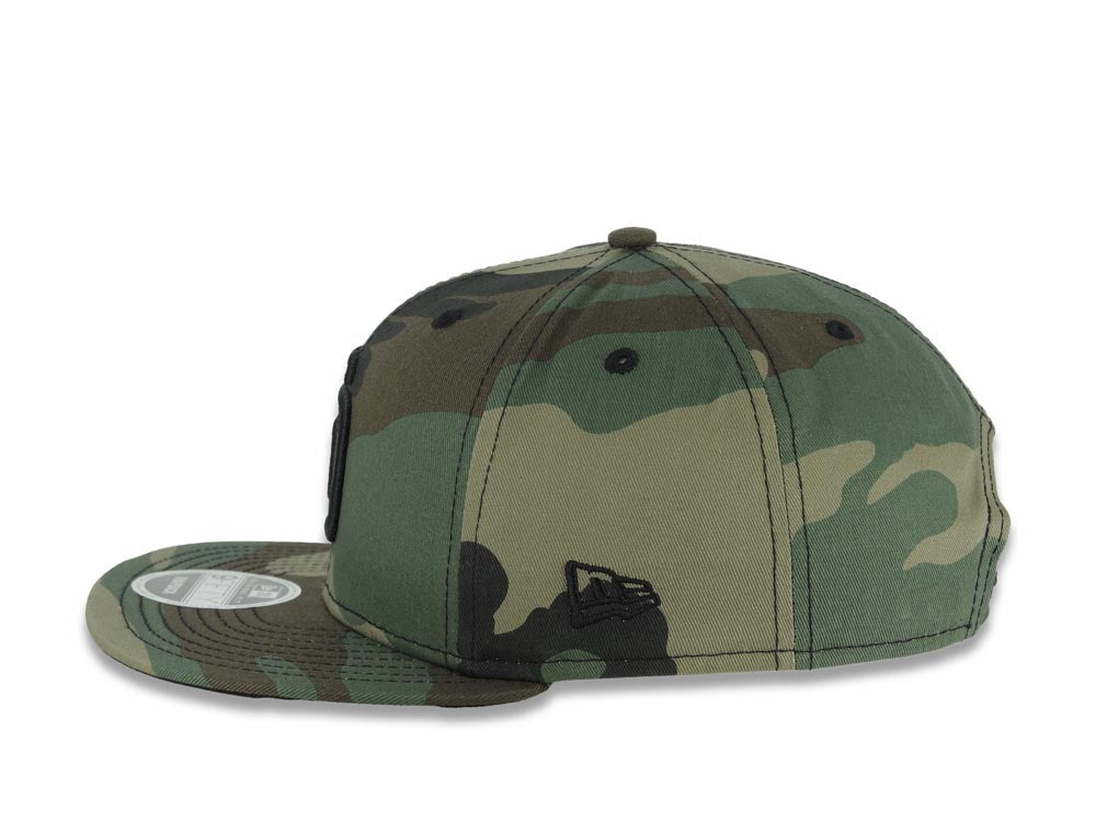 San Diego Padres New Era MLB 9FIFTY 950 Original Fit Snapback Cap Hat Camo Crown/Visor Black Logo