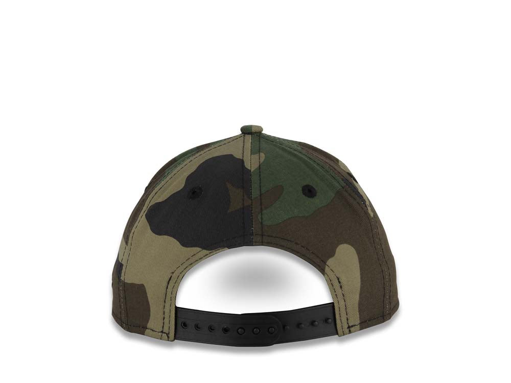 (Youth) San Diego Padres New Era MLB 9FIFTY 950 Kid Snapback Cap Hat Camo Crown/Visor Black Logo