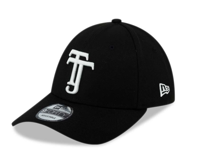 Xolos de Tijuana New Era Liga MX 9FORTY 940 Adjustable Cap Hat Black Crown/Visor White TJ Logo