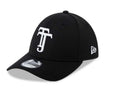 Xolos de Tijuana New Era Liga MX 39THIRTY 3930 Flexfit Cap Hat Black Crown/Visor White TJ Logo