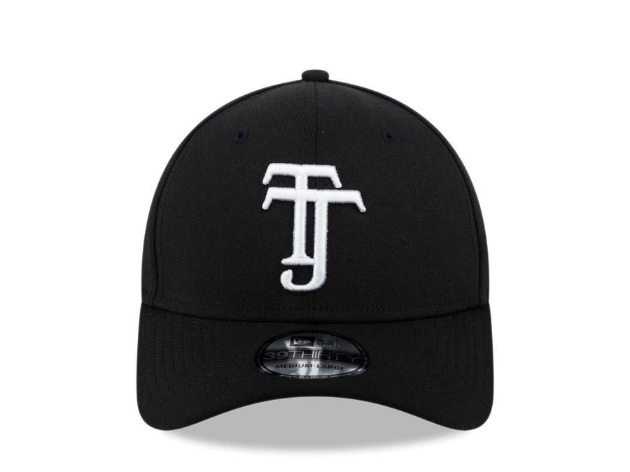 Xolos de Tijuana New Era Liga MX 39THIRTY 3930 Flexfit Cap Hat Black Crown/Visor White TJ Logo