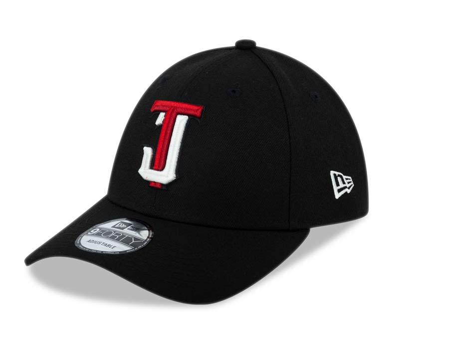 Tijuana Toros New Era LMB 9FORTY 940 Adjustable Cap Hat Team Color Black Crown/Visor Red/White Logo