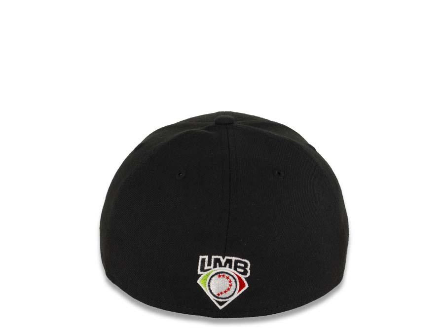 Tijuana Toros New Era LMB 39THIRTY 3930 Flexfit Cap Hat Team Color Black Crown/Visor Red/White Logo