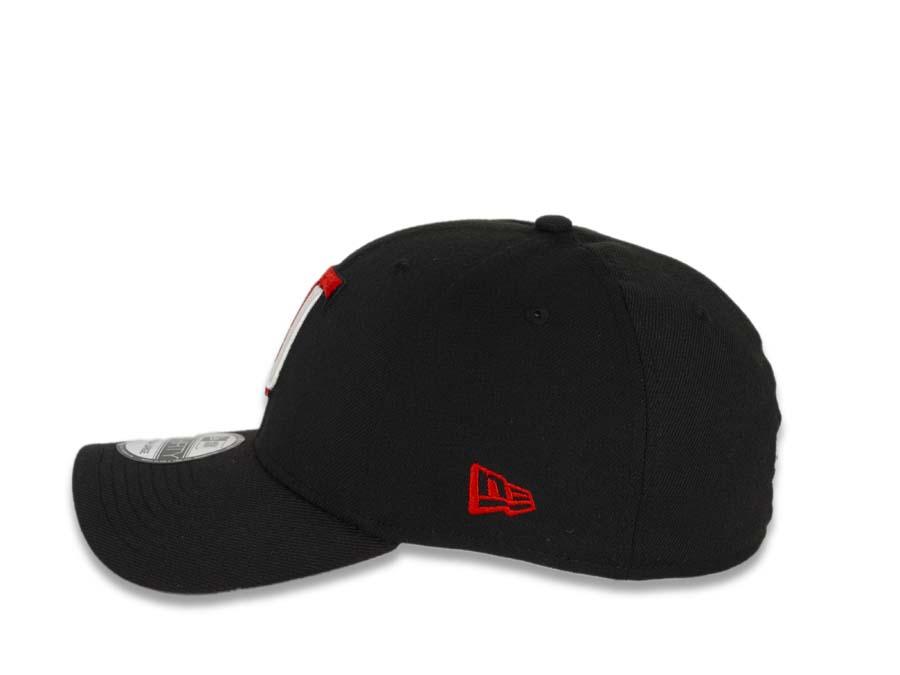 Tijuana Toros New Era LMB 39THIRTY 3930 Flexfit Cap Hat Team Color Black Crown/Visor Red/White Logo