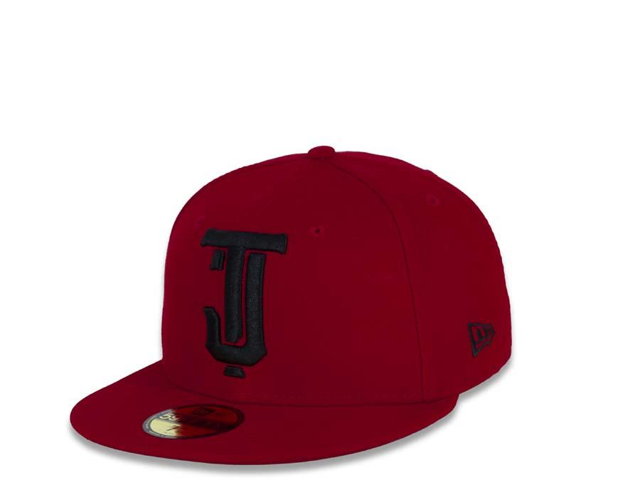 Tijuana Toros New Era LMB 59FIFTY 5950 Fitted Cap Hat Red Crown/Visor Black ??úTJ??Ñ Logo