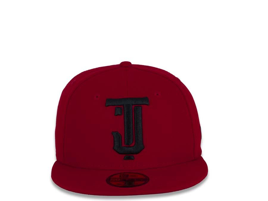 Tijuana Toros New Era LMB 59FIFTY 5950 Fitted Cap Hat Red Crown/Visor Black ??úTJ??Ñ Logo