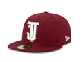 Tijuana Toros New Era LMB 59FIFTY 5950 Fitted Cap Hat Maroon Crown/Visor White TJ Logo