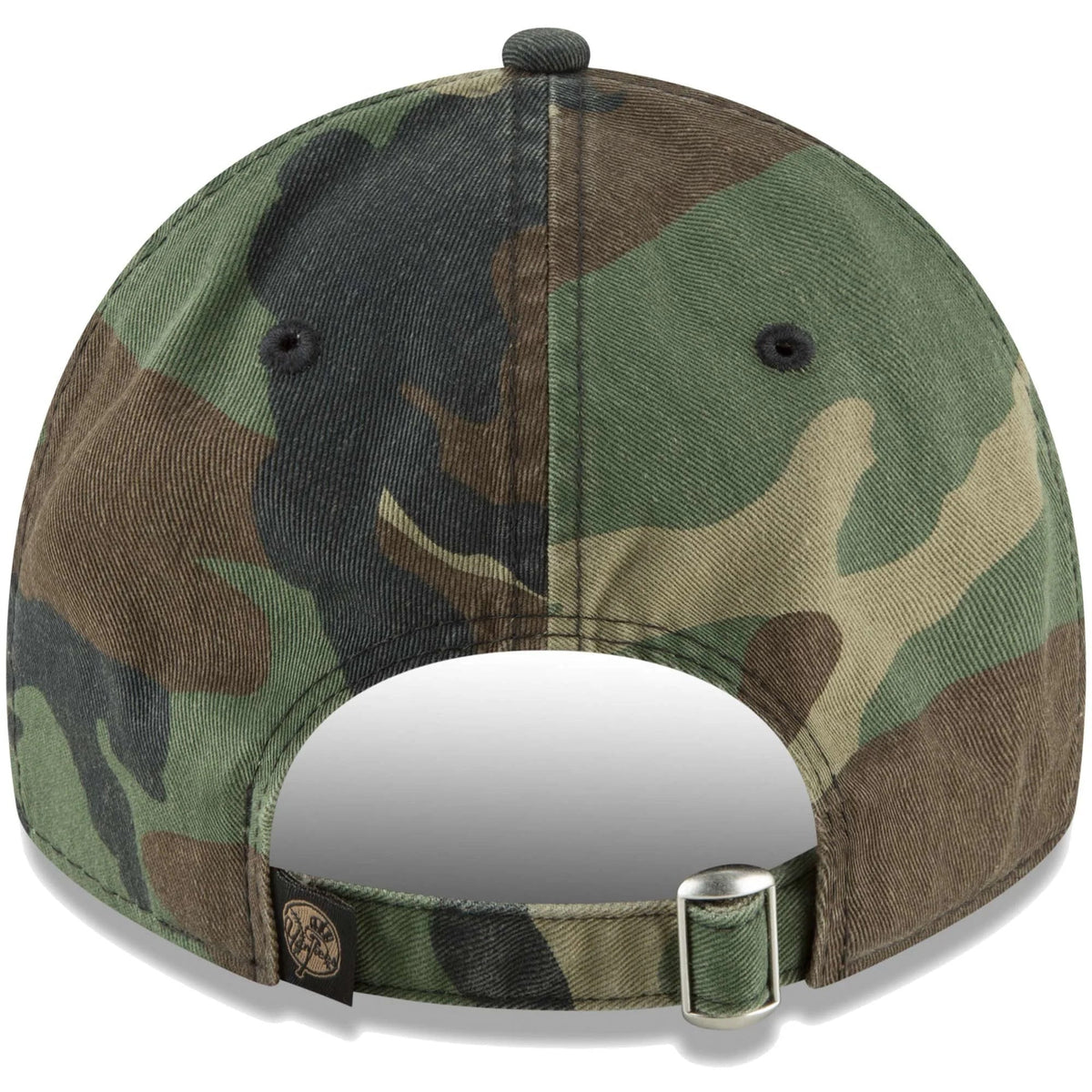 New York Yankees New Era MLB 9TWENTY 920 Adjustable Cap Hat Camo Crown/Visor Black/Beige Logo