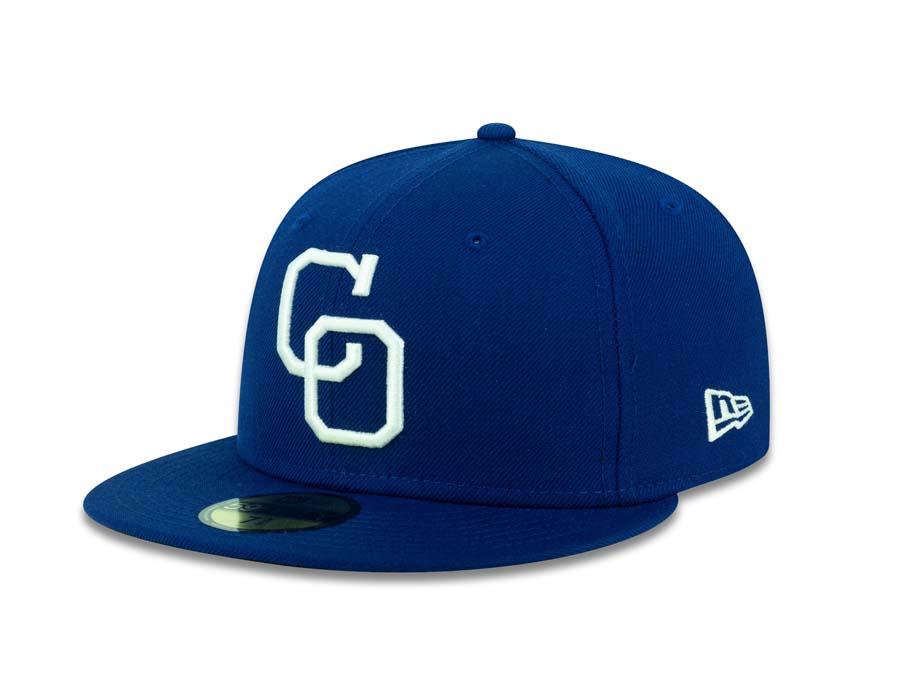 Obregon Yaquis New Era 59FIFTY 5950 Fitted Cap Hat Royal Blue Crown/Visor White CO Logo