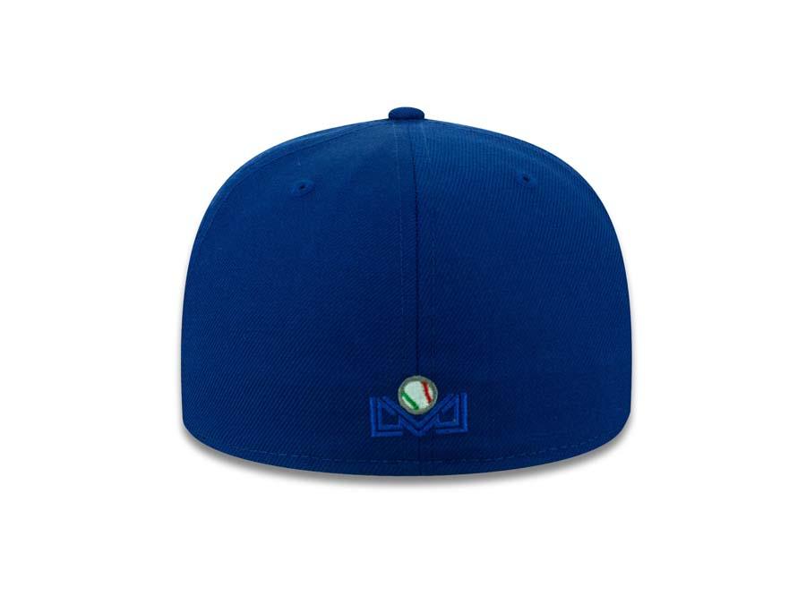 Obregon Yaquis New Era 59FIFTY 5950 Fitted Cap Hat Royal Blue Crown/Visor White CO Logo