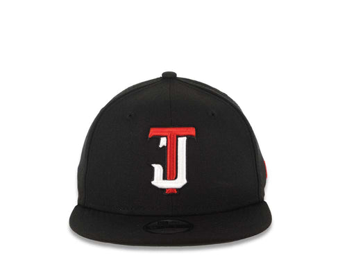 (Youth)Tijuana Toros New Era MLB 9FIFTY 950 Kid Snapback Cap Hat Black Crown/Visor Red/White Logo