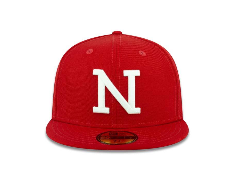 Navojoa Mayos New Era 59FIFTY 5950 Fitted Cap Hat Red Crown/Visor White Logo