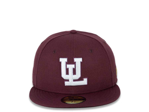Algodoneros de Unión Laguna New Era LMB 59FIFTY 5950 Fitted Cap Hat Maroon Crown/Visor White Logo