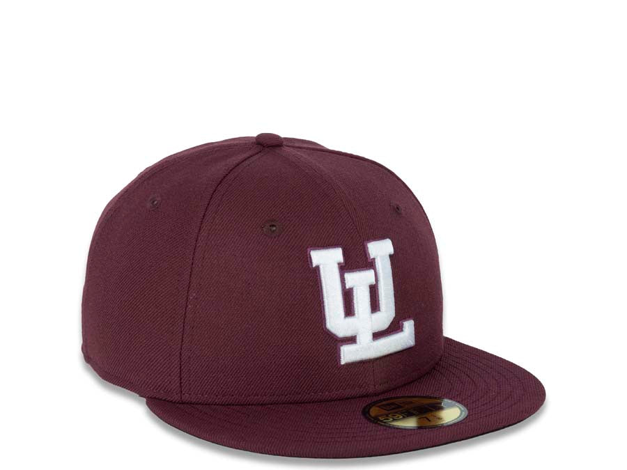 Algodoneros de Unión Laguna New Era LMB 59FIFTY 5950 Fitted Cap Hat Maroon Crown/Visor White Logo